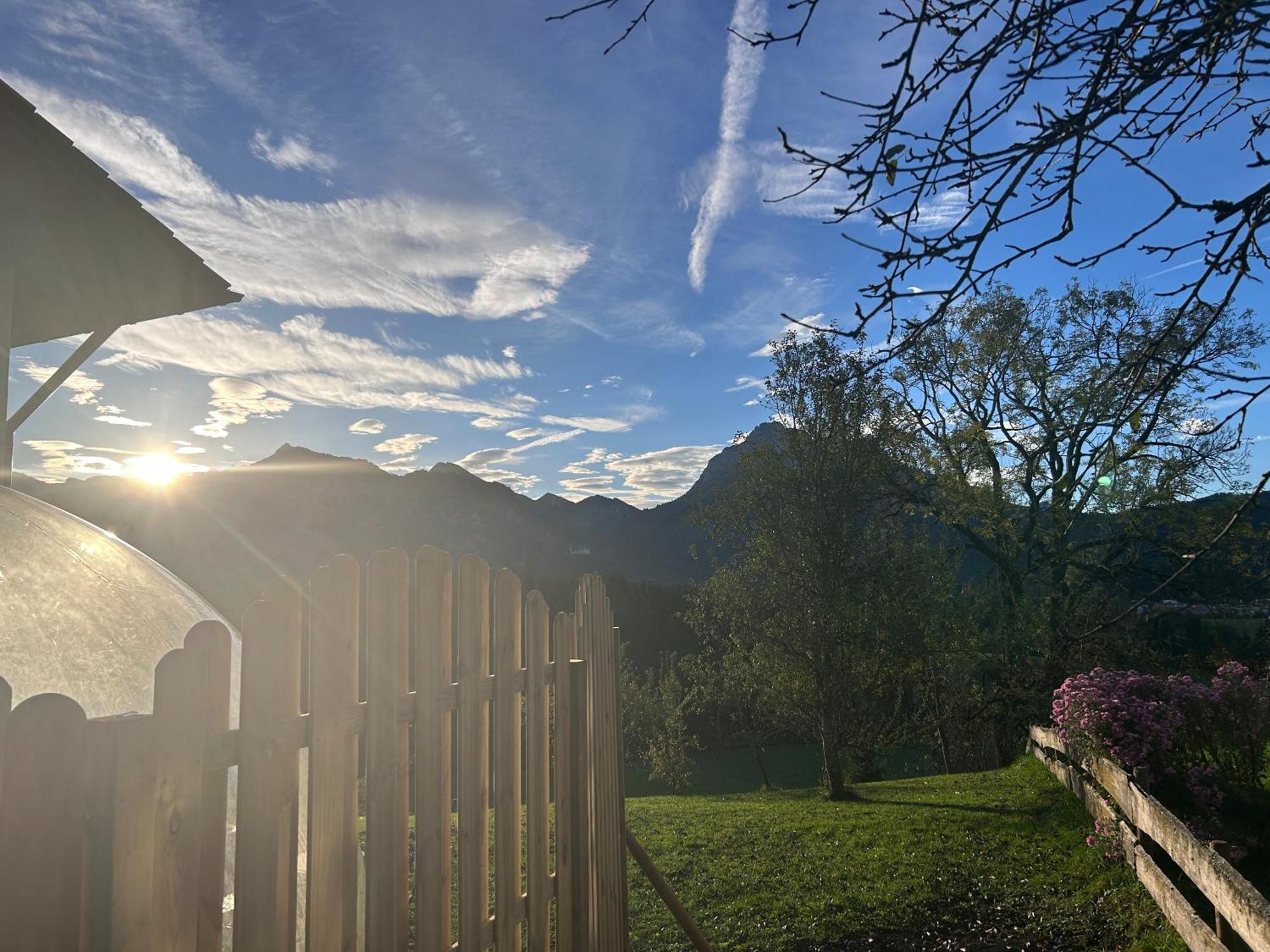 Bubble Tent Fuessen Im Allgaeu Екстериор снимка